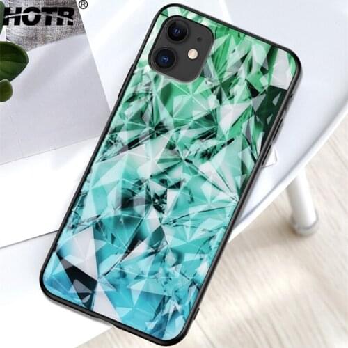 Fantasy Dimoand Pattern Back Case for iPhone X Xr Xs Max 11 Pro Protective Phone Cover for Apple 7 Plus 8 Plus SE 2020 Capa Case