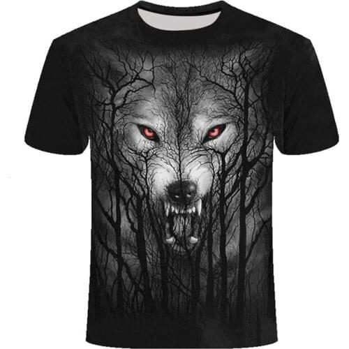 Mens T-shirt Casual 3d Lion Printed Clothes Short Sleeve Breathable Top Tees Fitness Tshirt Casual Animal T Shirts Men Funny