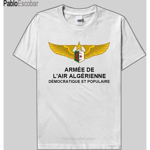 Air Force Republic of Algeria Algerian Islam DZA t shirt new Tops Short sleeve clothes sports cotton Army Tactical Military