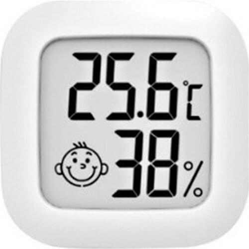 Mini Indoor Thermometer Digital LCD Temperature Sensor Humidity Meter Thermometer Room Hygrometer Gauge Weather Station