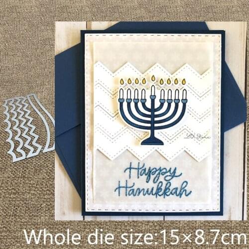 XLDesign Craft Metal Cutting Dies stencil mold Stacked Edges decoration scrapbook Album Paper Card Craft Embossing die cuts