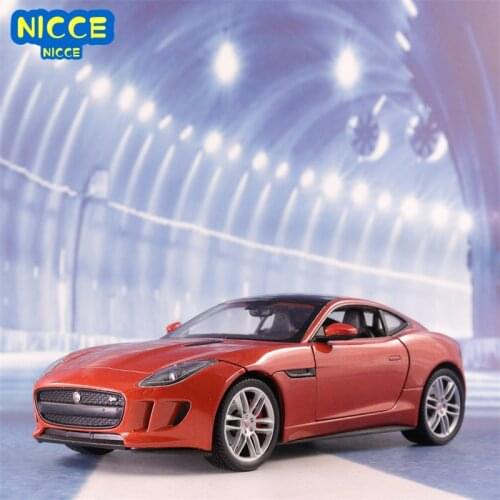 Welly 1:24 High Simulation Model Toy Car Metal JAGUAR F-Type Coupe Alloy Classical Car Diecast Vehicle For Boys Gifts Collection