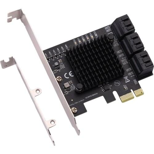 NEW Chia Mining Add on Cards SATA PCI-E Adapter PCI Express X1 Expansion Card PCI E PCIE SATA Multiplier PCIE to SATA Controller
