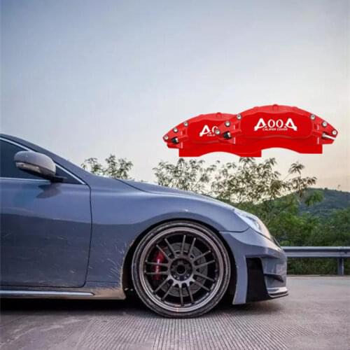 A pair No Glue Non-plastic Car Caliper Cover For Toyota Camry, RAV4, Crown, CHR, Reiz, Frs