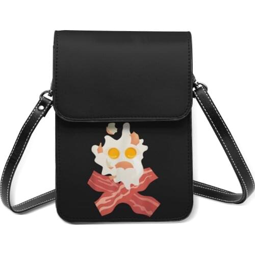 Ghost Shoulder Bag Gifts Aesthetic Mobile Phone Bag Leather School Female Bags