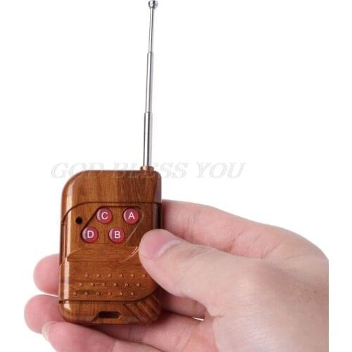 315/433Mhz Universal Wireless Copy Code Remote Control Controller 4 Channel Electric Cloning Gate Garage Door Auto Keychain