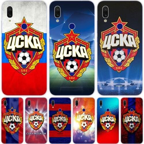 Russia PFC CSKA Moscow Silicone Case for Xiaomi Redmi K20 5X 6X Play A1 A2 8 Lite 7A 6A S2 Y2 Y3 Note 4X 5 6 7 Pro F1 Soft Cover