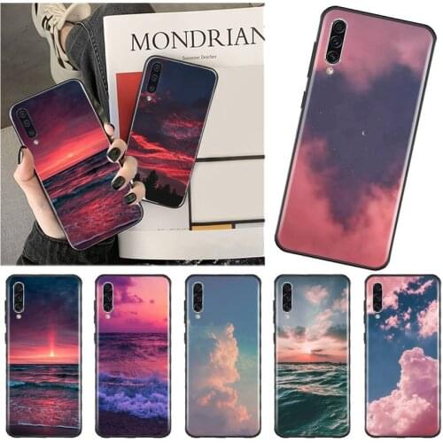 Sweet sky pink Cloud Great art printing Phone Case for samsung galaxy a 51 52 71 50 12 72 21s 70 40 20e 31 30s 32 5G funda
