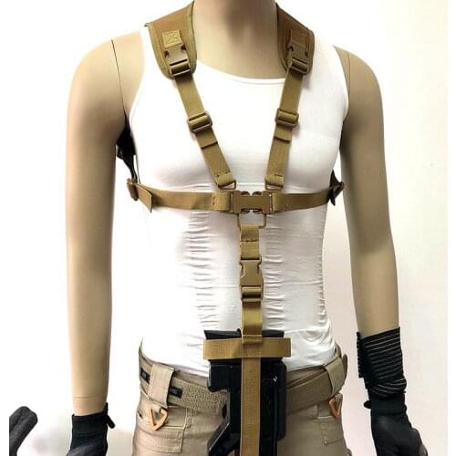 Military Adjustable Gun Rope 1000D Nylon Shoulder Padded Gun Sling Tactical Rifle Gun Sling Strap Sport Safety Rope