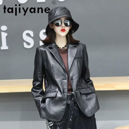 Tajiyane Women Genuine Leather Jacket Real Sheepskin Coat Woman Slim Suit Clothes Female Autumn Short Coats Couro Legitimo HLY28