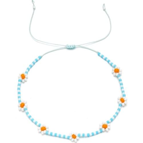 ZMZY Brand Boho Miyuki Bracelet Women Flower Tiny Bracelets Jewelry Armbanden Bohemian Handmade Stackable Gift