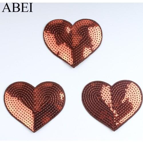 10pcs Iron On Sequined Patches DIY Glitter Stickers For Jeans Backpacks Pants Coats Shoes Sewing Fabric Appliques