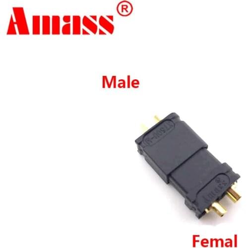 10x Amass XT60U Male Female Bullet Socket Connectors Plugs for RC Lipo Enhanced Battery Wholesale Flight Controller (5Pairs)