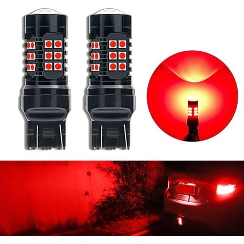 2x Red Strobe/Flashing Blinking LED Lamp For Honda Civic Accord Brake Tail Light Led Light Bulbs