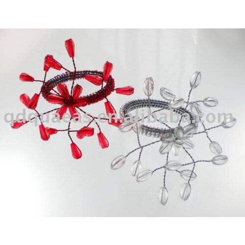 Aliexpress acrylic napking ring with polybag