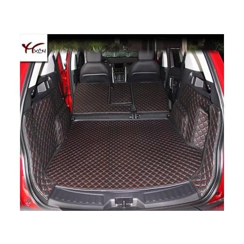Car Travel ) High quality! Special trunk mats for Land Rover Discovery Sport 5seats -2014 durable waterproof boot carpets