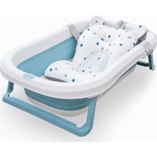 Baby Infant Bath Tub Pad Cushion Non-slip Bathtub Mat Newborn Shower Soft Chair Dropship