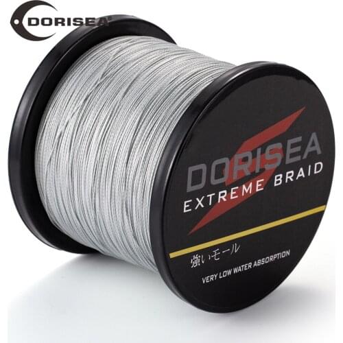 DORISEA Extreme Braided 4 Strands 2000M 6LB-100LB PE Multifilament Fishing Line Wire Pesca