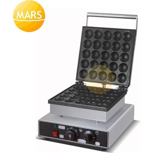 Electric 220v 110v Poffertjes Maker Machine 25 Holes Non stick Mini Pancake Dorayaki Machine, Mini Dutch Poffertjes Grill