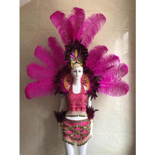 Lo spettacolo di danza copricapo di piume di accessori di abbigliamento La FESTA La Maschera IL Festival