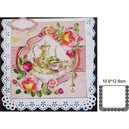 Craft metal cutting dies cut die mold Print Flowers Frame decoration Scrapbook paper craft knife mould blade punch stencils dies