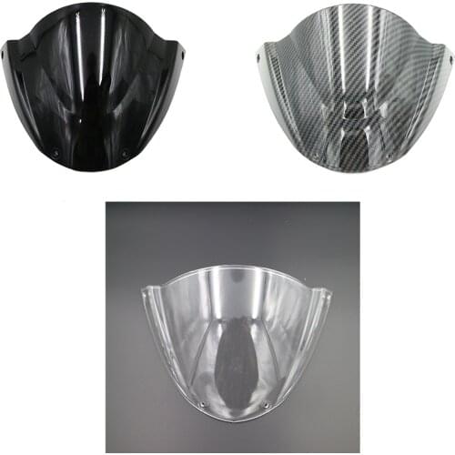 Motorcycle Sports Windshield WindScreen Visor Viser Fits For Ducati Monster 796 696 1100 1100S Double Bubble 2014-2018