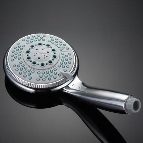 5 Modes Nozzle Shower Head Handheld Rainfall Jet Spray High Pressure Powerful Shower Head Chrome Plating Water Saving
