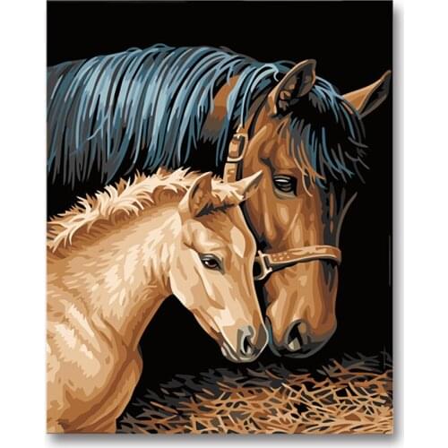 Sailing Boat DIY Painting By Numbers Drawing Kits Paint On Canvas For Home Wall Art Picture 40x50cm