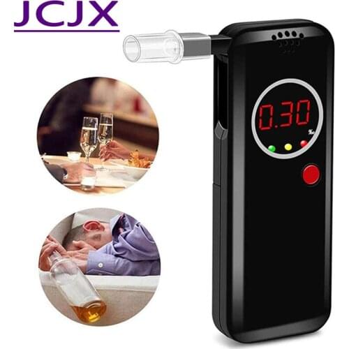 LIYU Professional Alcohol Breath Tester Breathalyzer Analyzer Detector Test Breathalizer Breathalyser Device LCD Screen