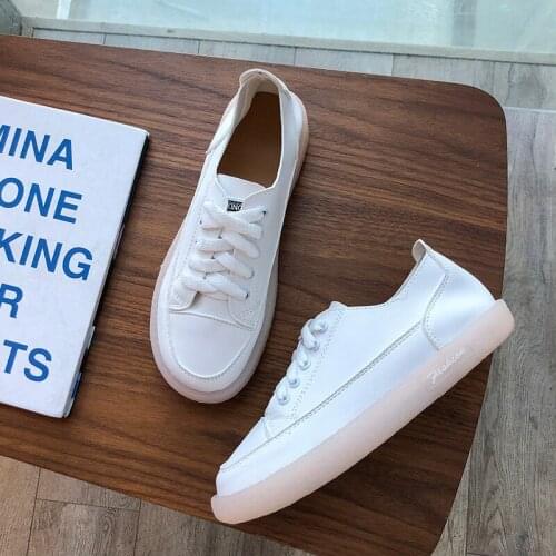 QWEDF Women Sneakers Shoes Casual Women Shoes Fashion Vulcanized Women Shoes White Flat Shoes Beach Footwear Size 35-40 X9-94