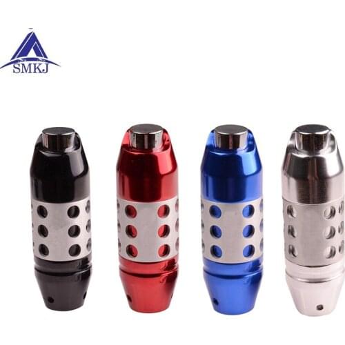 Aluminum alloy Universal Car Automatic Operation Gear Shift Lever Knob with Button for Manul Automatic Transmission Car Styling