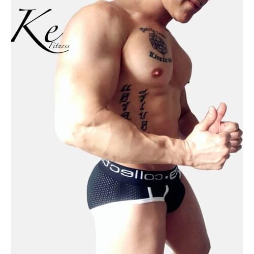 KE pack 3 units slip breathable low waist man underwear briefs comfortable seamless black white yellow sport fashion trend Ins