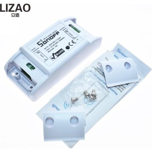 Itead Sonoff Smart Wifi Switch DIY Smart Wireless Remote Switch Domotica Wifi Light Switch Smart Home Controller Work with Alexa
