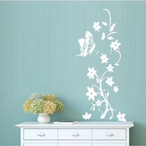 High Quality Wall Sticker Creative Refrigerator Sticker Black Sticker Butterfly Pattern Wall Stickers Home Decor Wallpaper Mural
