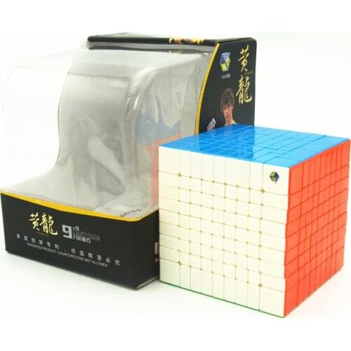 YuXin HuangLong 9x9 Magic Cube Speed Toy Puzzle Educational Professional Game Cubo Magico Smooth Exercise Brain Gift 90x90x90mm