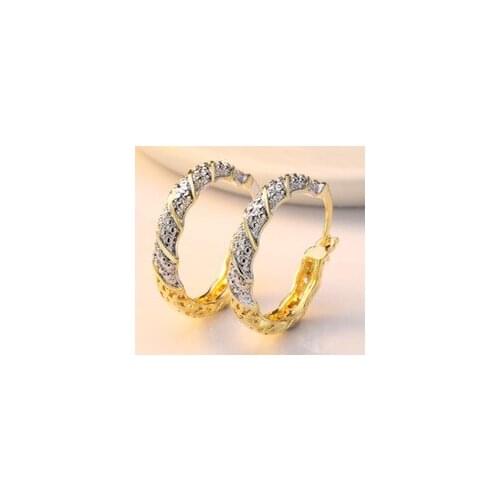 Gu Li //Pink Round Nickel Free Earrings Jewelry For Women Ladies En Earrings Hoop Wedding Accessories