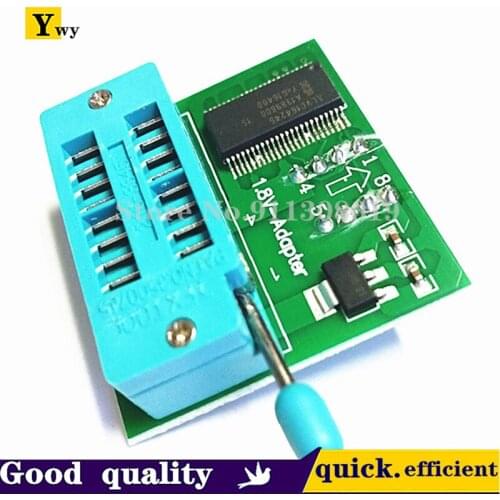 1.8V conversion seat SPI flash memory SOP8 DIP8 conversion flat motherboard MX25 W25 1.8V adapter board