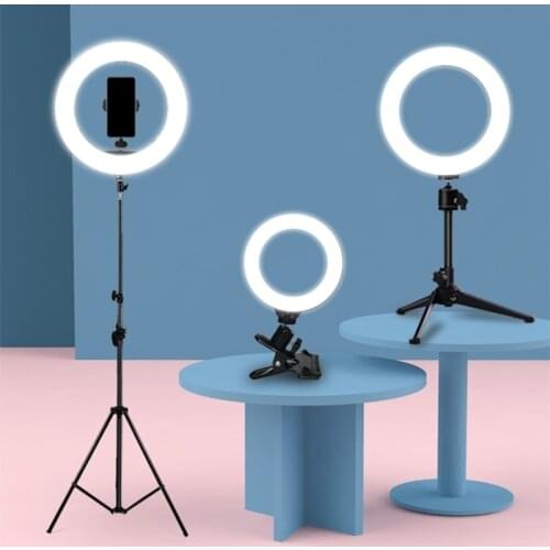26cm 10inch Photo Ringlight Led Selfie Ring Light Phone Bluetooth Remote Lamp Photography Lighting Tripod Holder Youtube Video