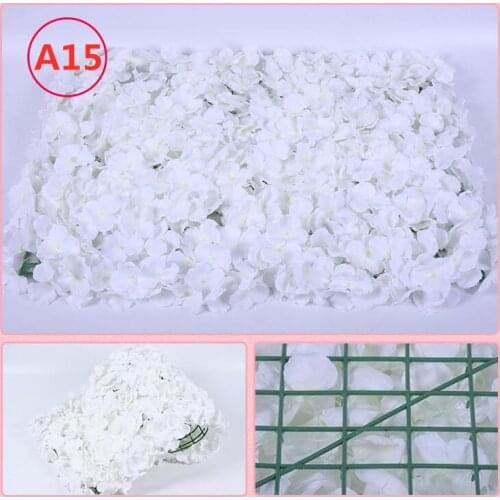 60CMX40CM Environment artificial flower wall delicate artificial hydrangea flower wall Wedding Party Stage and Backdrop Decor