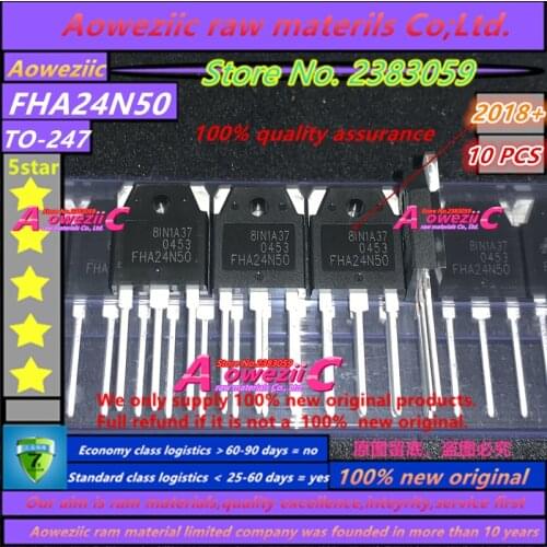 Aoweziic 2018+ 100% new original FHA24N50 24N50 24A 500V FHA40N50 40N50 40A 500V TO-247 Power supply MOS field effect