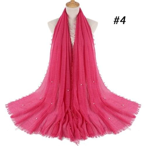 Large Size Fashion Muslim Women Islam Maxi Crinkle Hijab Scarf 95X180CM