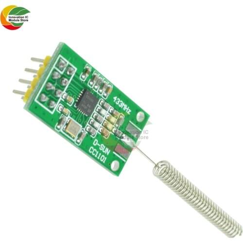 CC1101 Wireless Transceiver Module 433MHz 2500 NRF Distance Transmission Board OOK ASK MSK Modulation Programable Control 2500
