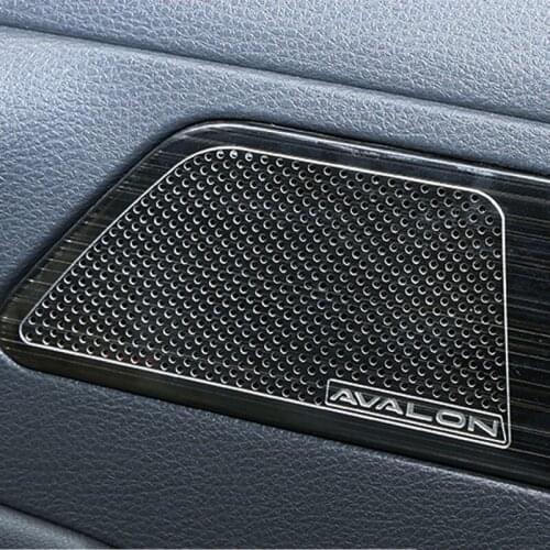 Car Rear Door Horn Frame Decoration for Toyota Avalon 2019 2020 2021 Carstyling Accessories