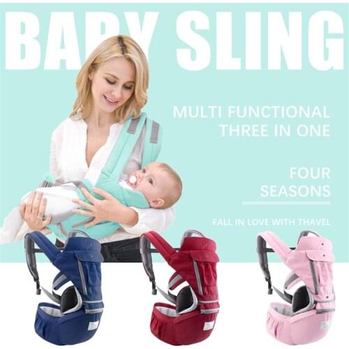 0-36 Months Ergonomic Baby Carrier Backpack With Hip Seat For Newborn Multi-function Infant Sling Wrap Waist Stool Baby Kangaroo