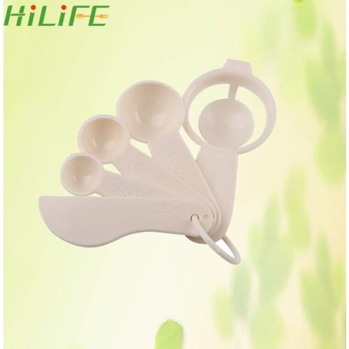 HILIFE Sugar Cake Baking Tools Pastry Tool Sets Measuring Spoon Set & Egg White Separator & Scraper Bakeware Accessories