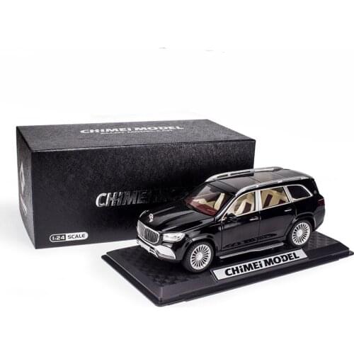 1:24 High Simulation New Arrive Business GLS600 Alloy Car Model Metal Decoration Toys for Children Gifts