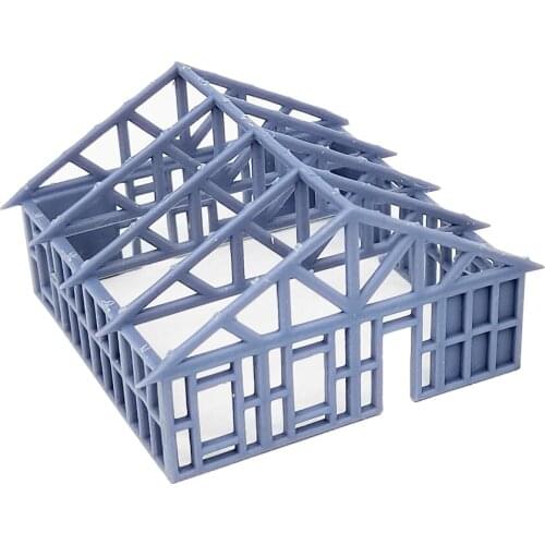 Outland Models Military Scenery Structure House Framework Under Construction 1:220 Z Scale