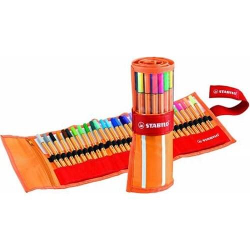 Stabilo Point Pen 88 Rollerset 25 + 5 30 PCs Colorful Neon Pen Set