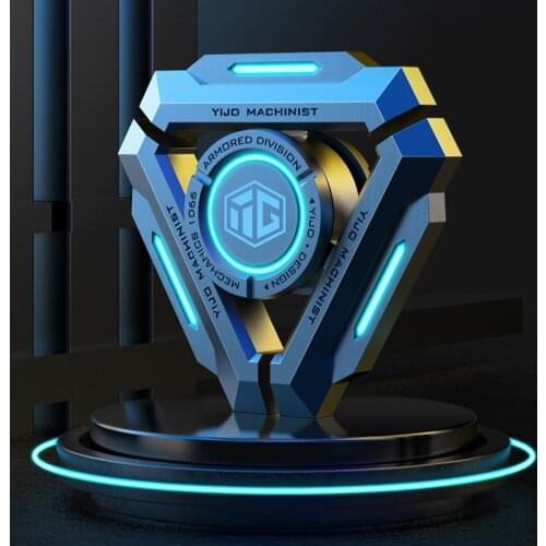 New Luminous Metal Alloy Fidget Spinner R188 Mute Bearing Luminous Hand Spinner Stress Relief Fidget Toy For Children Adult Gift