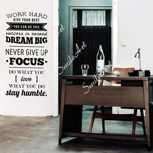 NEW Quotations Decorative Sticker Waterproof Home Decor For Kids Rooms Decoration Vinyl Decals